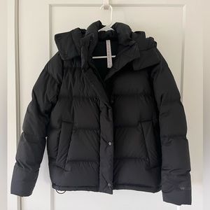 lululemon wunder puffer down jacket black 6